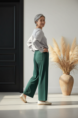 The Riko Sport Pant — because true comfort has roots. Available in Olive Green and Rich Plum, exclusively at Eco Golden Comfort.
