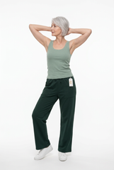 The Riko Sport Pant — because true comfort has roots. Available in Olive Green and Rich Plum, exclusively at Eco Golden Comfort.